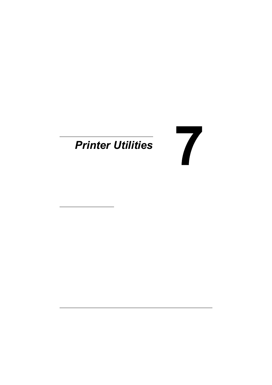 Ch.7 printer utilities, 7 printer utilities | Konica Minolta MAGICOLOR 4695MF User Manual | Page 249 / 546