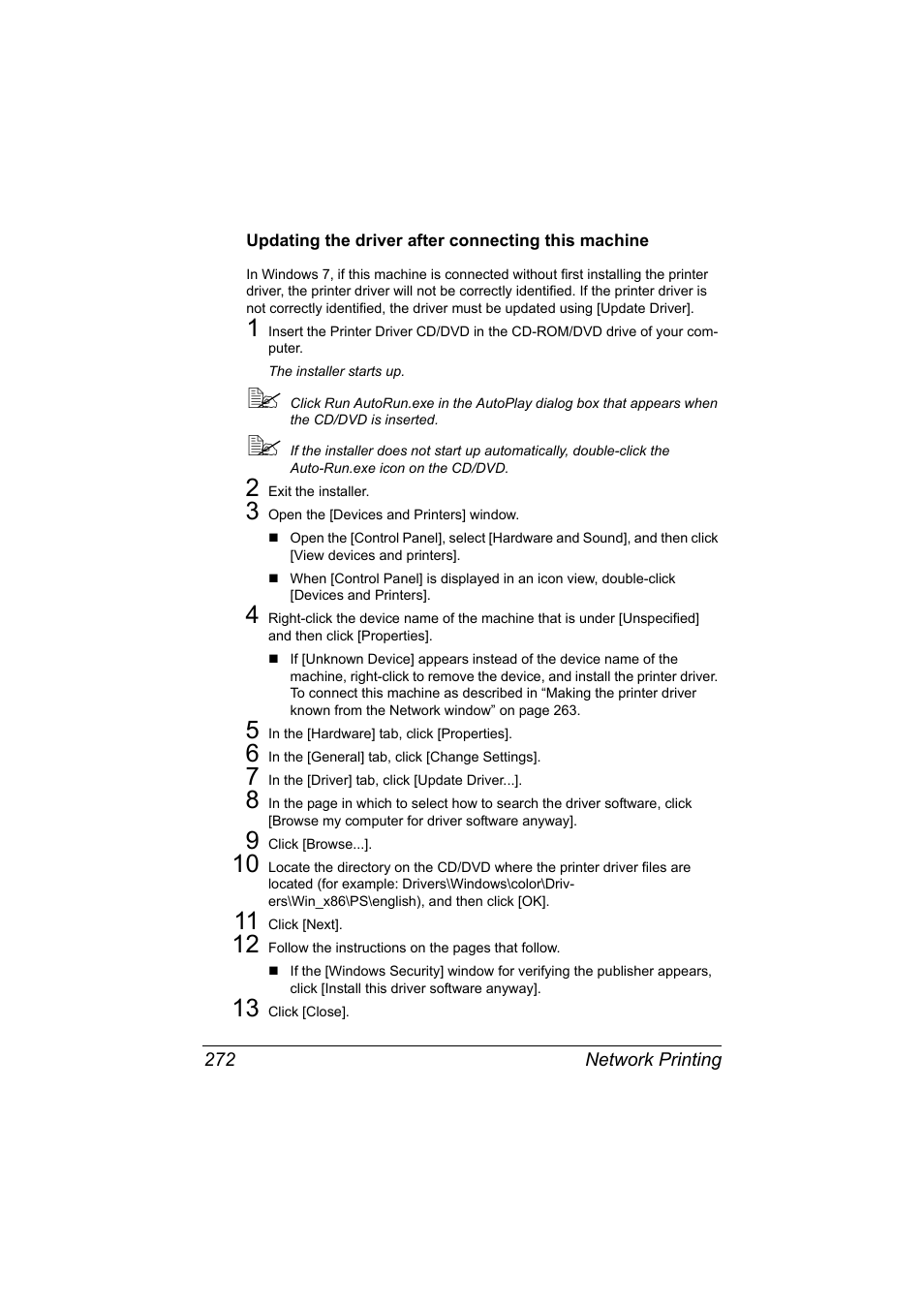 Updating the driver after connecting this machine | Konica Minolta MAGICOLOR 4695MF User Manual | Page 296 / 546