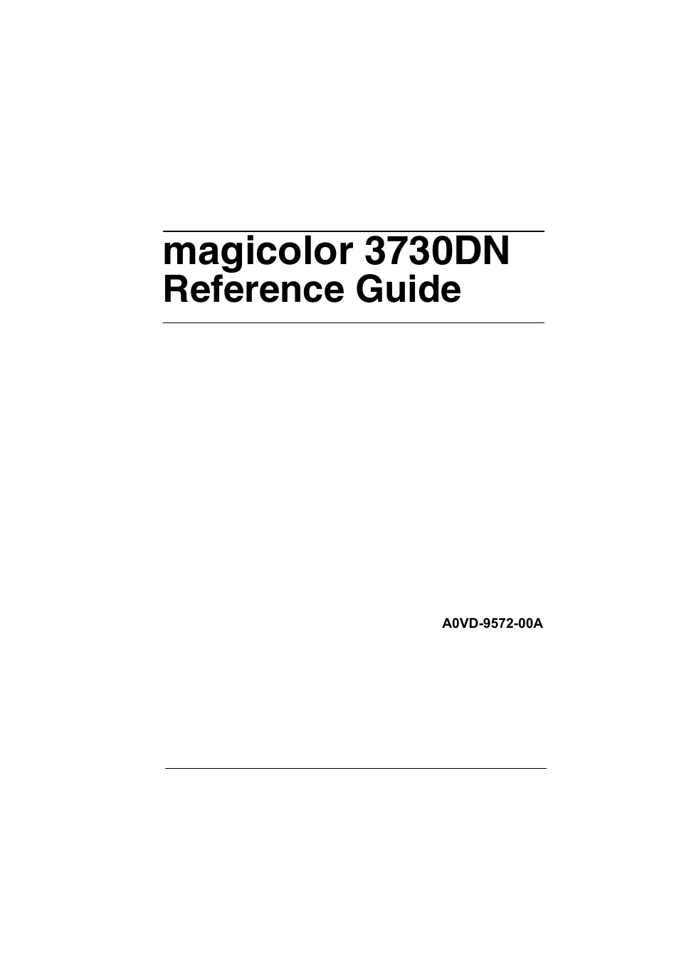 Konica Minolta magicolor 3730DN User Manual | 187 pages