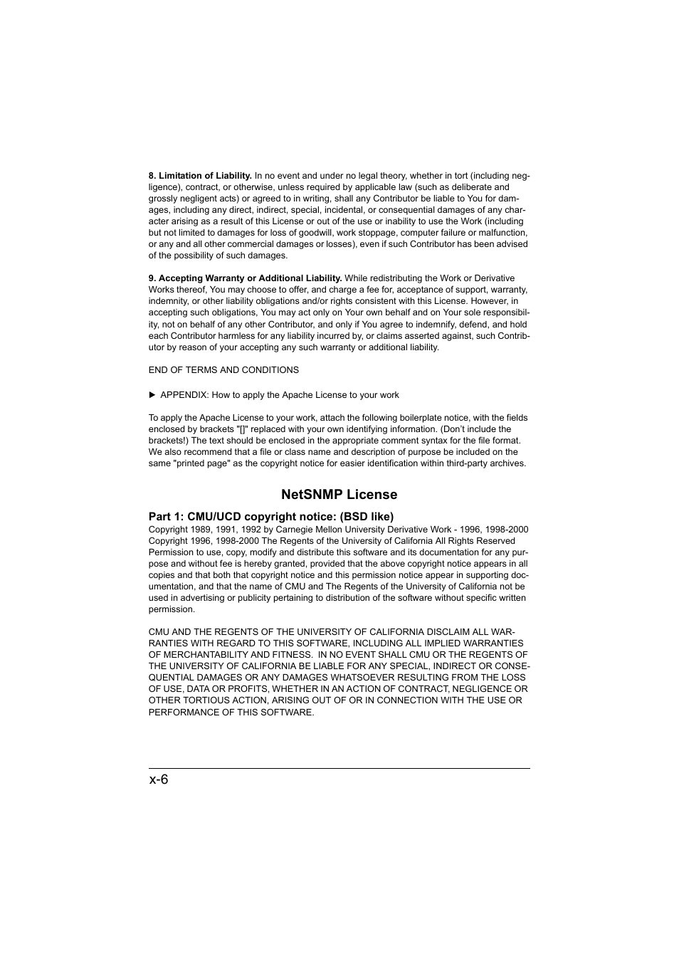 Netsnmp license | Konica Minolta magicolor 3730DN User Manual | Page 7 / 187