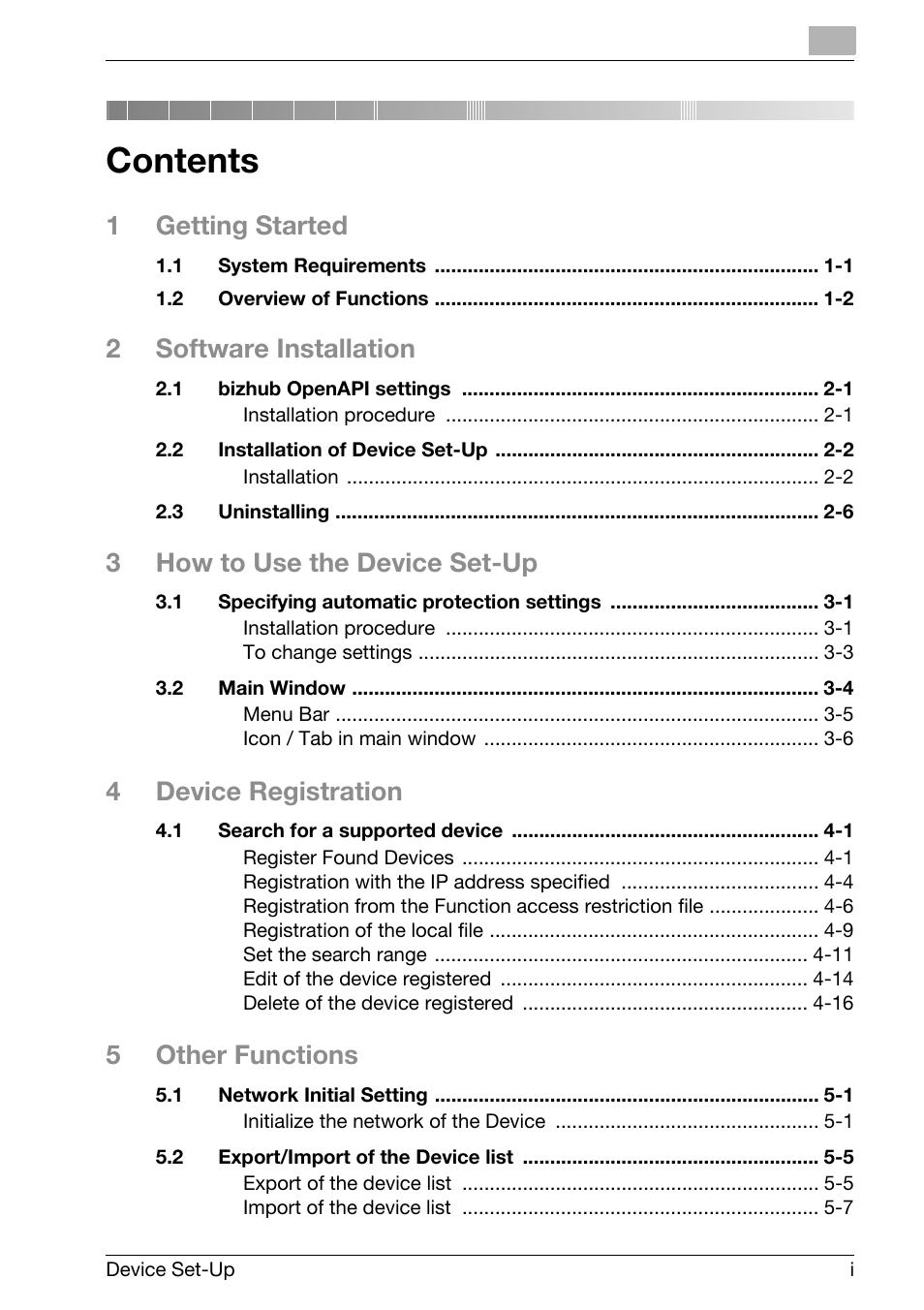 Konica Minolta Copy Protection Utility User Manual | Page 2 / 67
