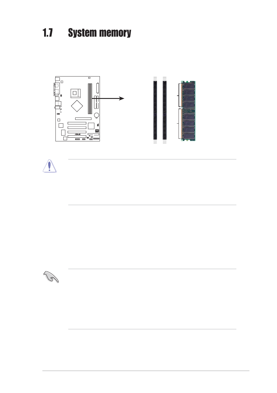 1 dimm sockets location | Asus P4P800S-X User Manual | Page 19 / 70