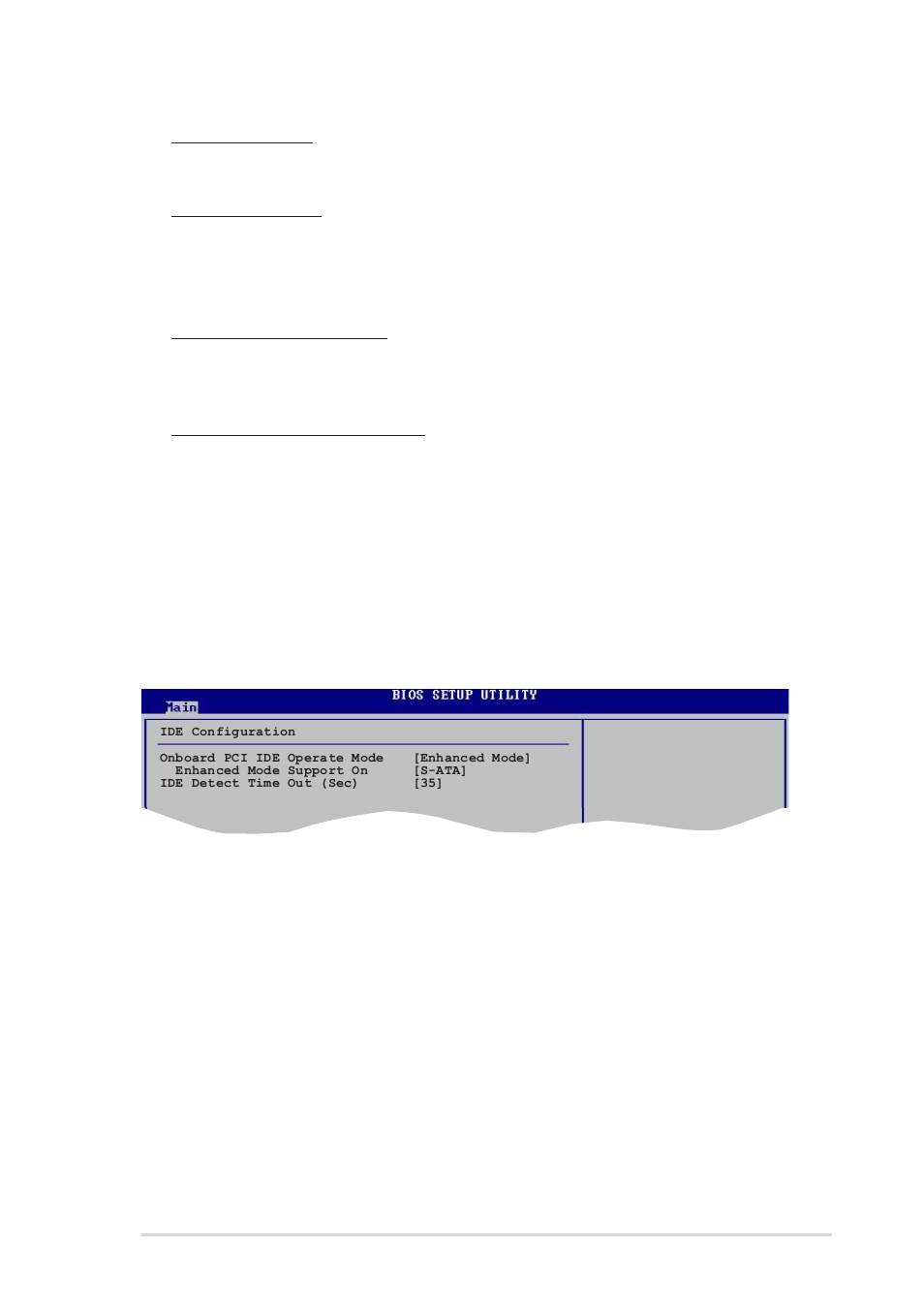 5 ide configuration, Onboard pci ide operate mode [enhanced mode | Asus P4P800S-X User Manual | Page 47 / 70