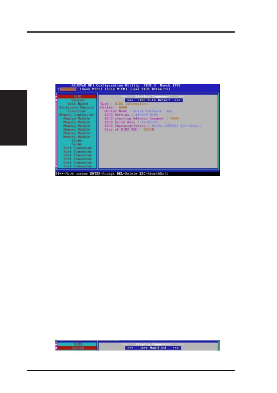 G. dmi utility, Using the asus dmi configuration utility | Asus P2B-VM User Manual | Page 94 / 96