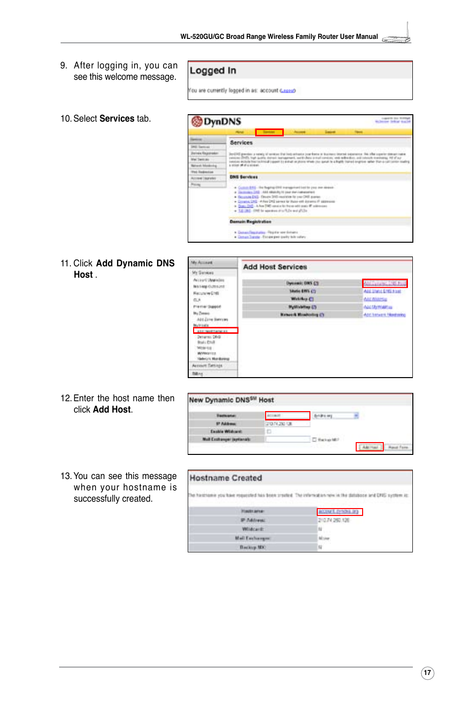 Asus WL-520GC User Manual | Page 19 / 49