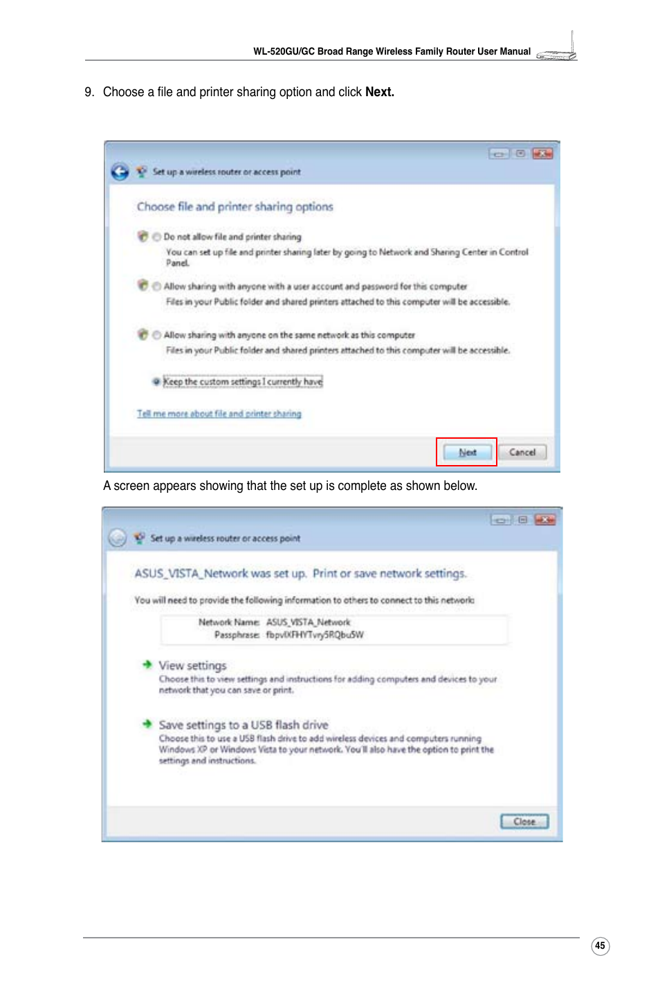 Asus WL-520GC User Manual | Page 47 / 49