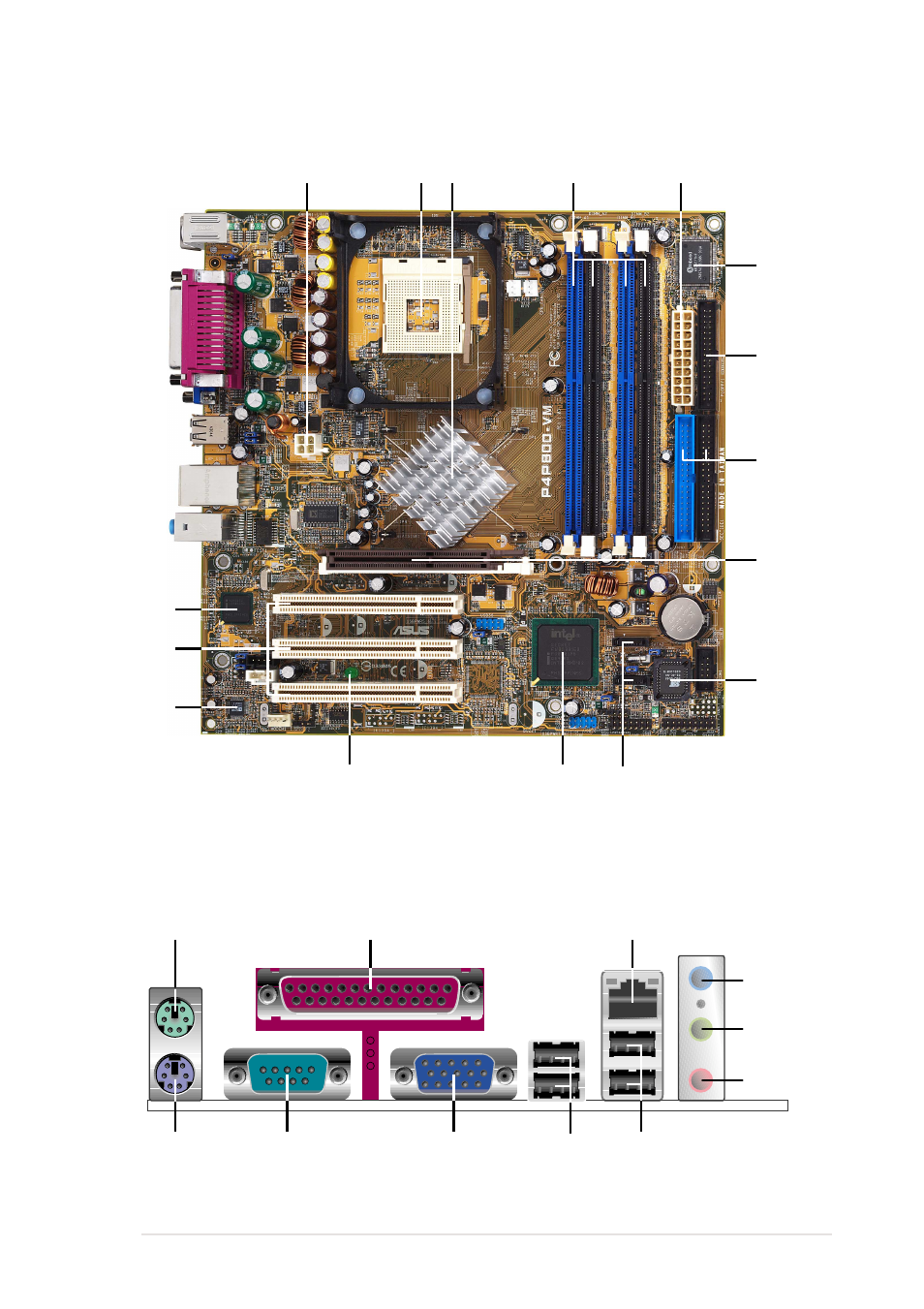 Asus P4P800-VM User Manual | Page 15 / 80