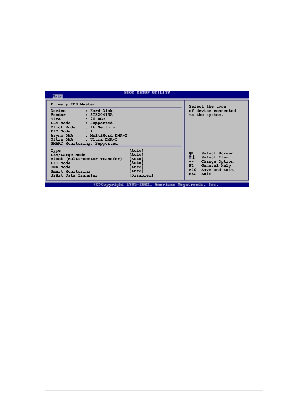 5 primary/secondary/third/fourth ide master/slave, Type [auto, Lba/large mode [auto | Block (multi-sector transfer) [auto, Pio mode [auto | Asus P4P800-VM User Manual | Page 51 / 80