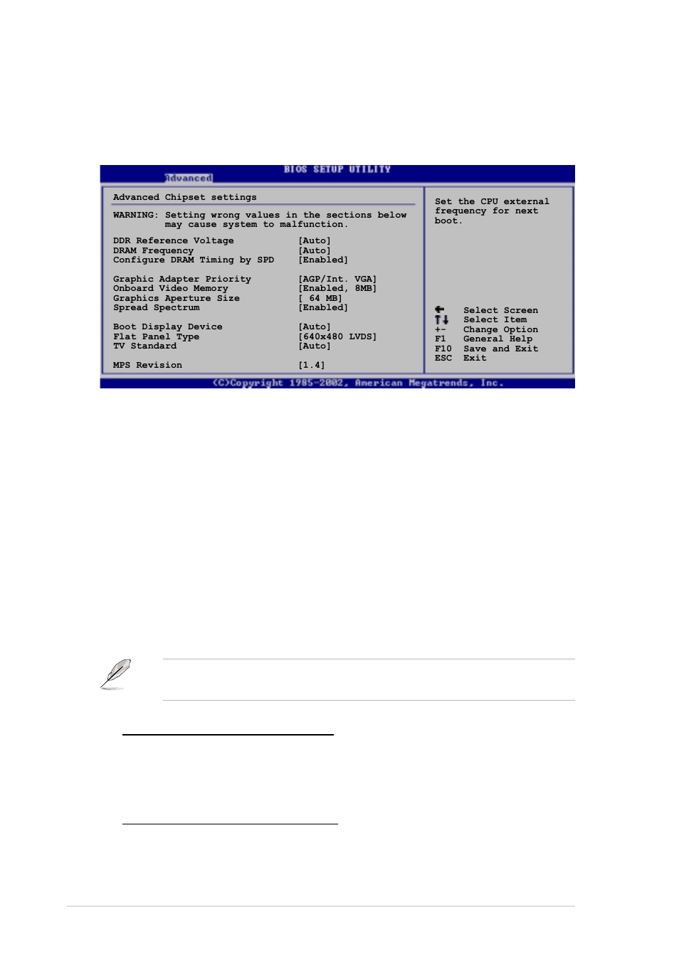 2 chipset, Ddr reference voltage [auto, Dram frequency [auto | Configure dram timing by spd [enabled | Asus P4P800-VM User Manual | Page 56 / 80