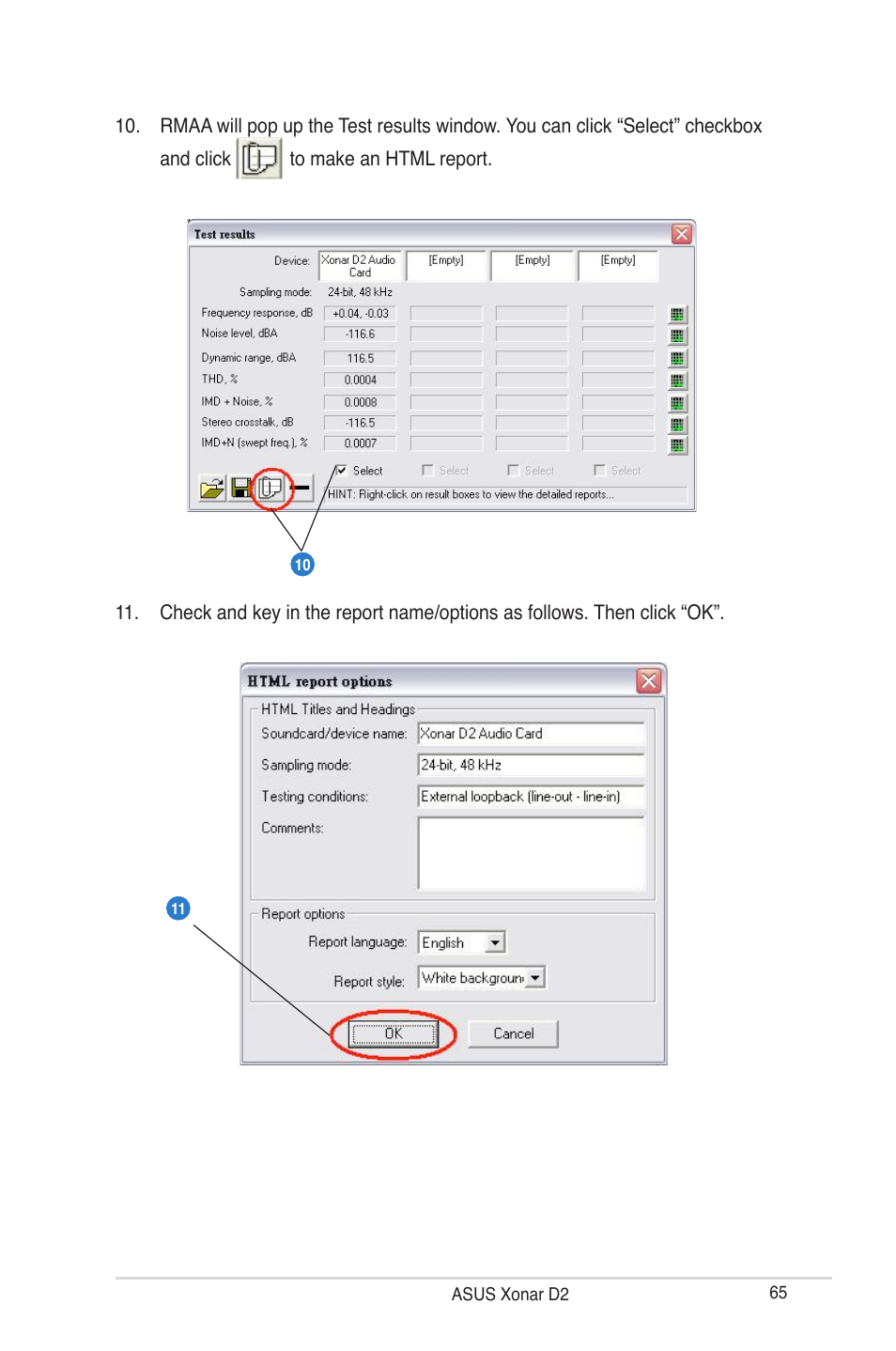 Asus Audio Card Xonar D2 User Manual | Page 71 / 84