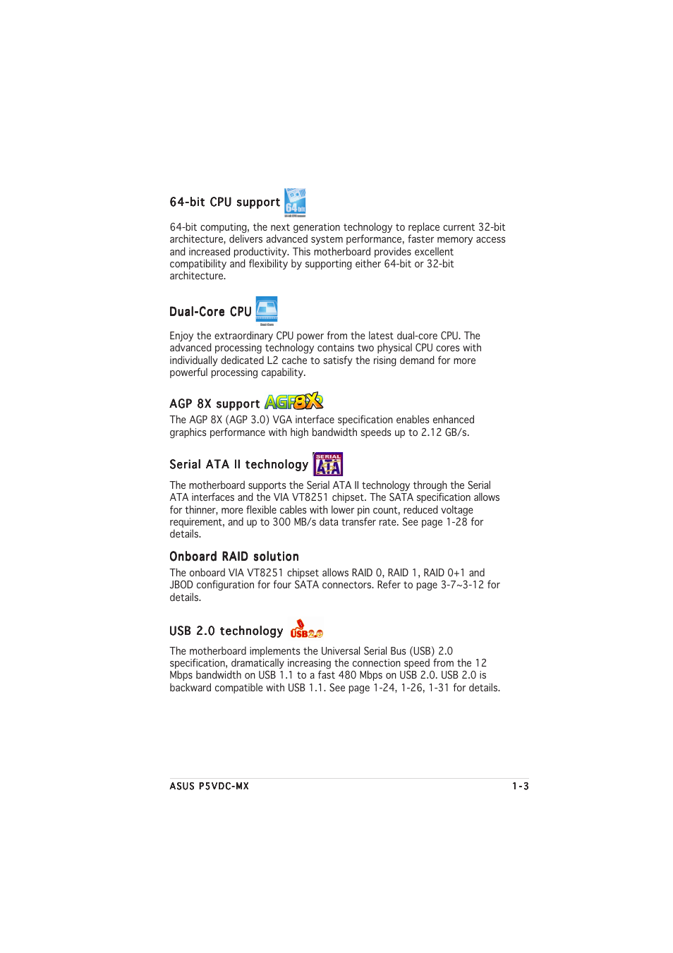 Asus Motherboard P5VDC-MX User Manual | Page 15 / 94