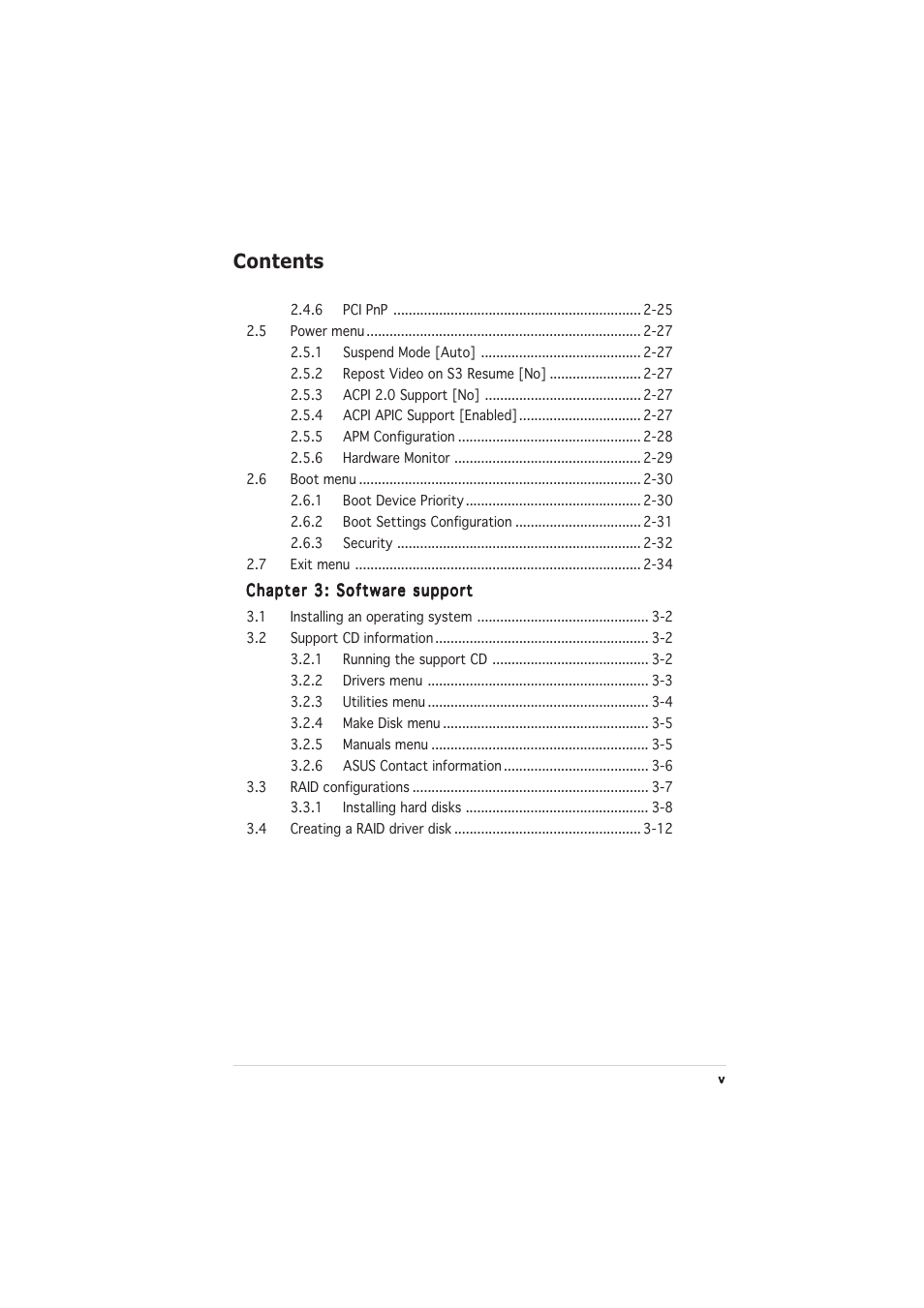 Asus Motherboard P5VDC-MX User Manual | Page 5 / 94