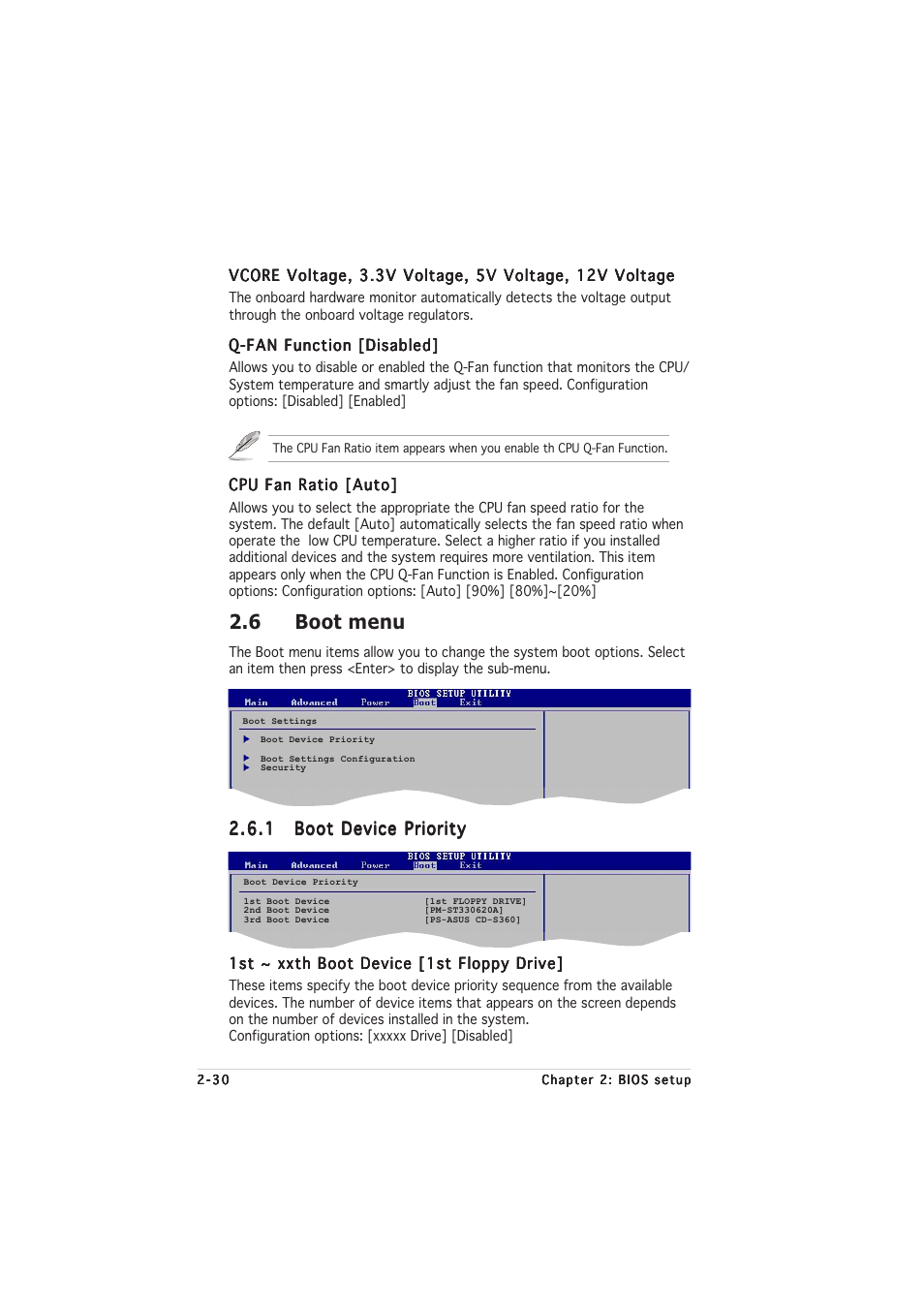 6 boot menu | Asus Motherboard P5VDC-MX User Manual | Page 76 / 94