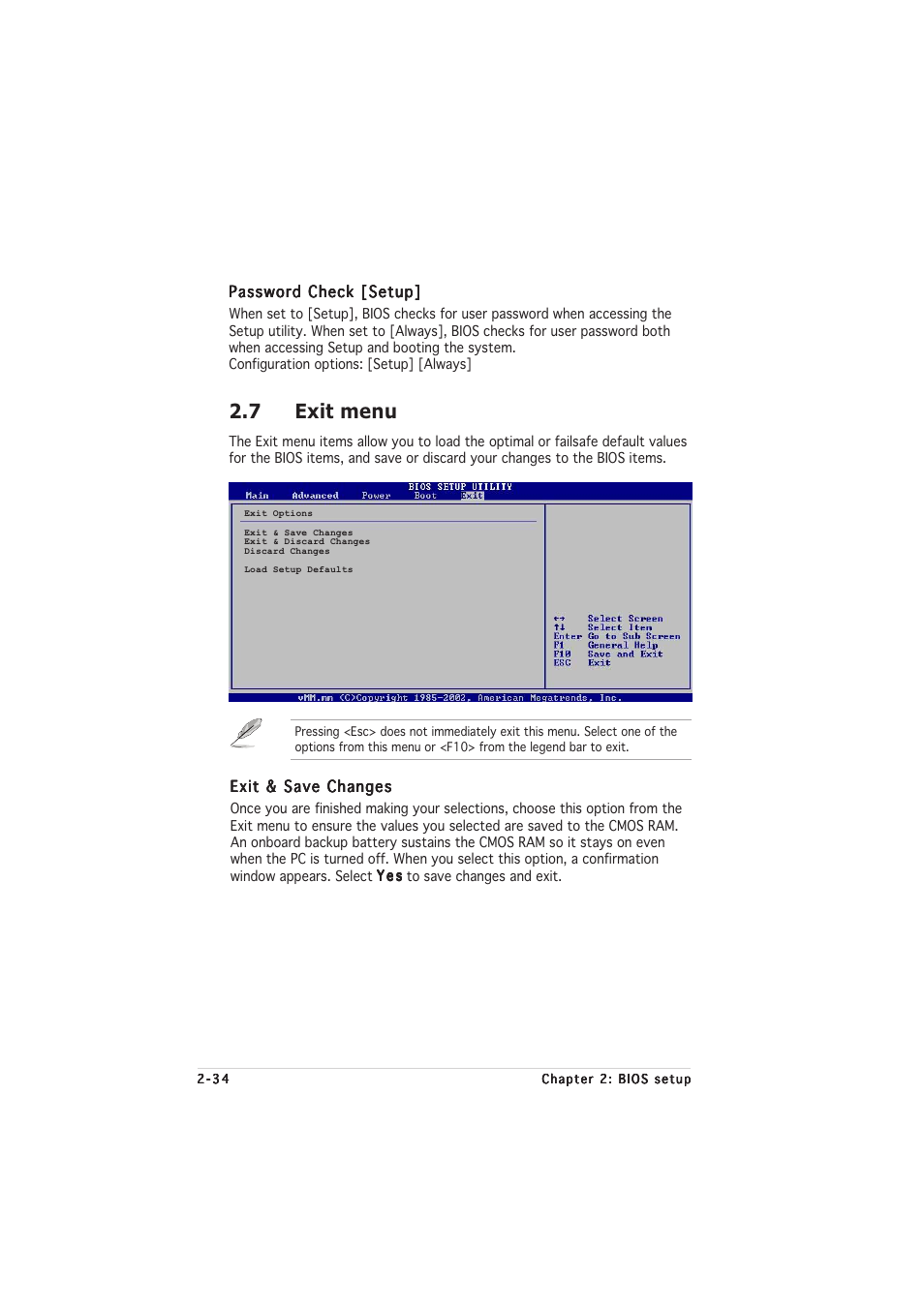 7 exit menu | Asus Motherboard P5VDC-MX User Manual | Page 80 / 94