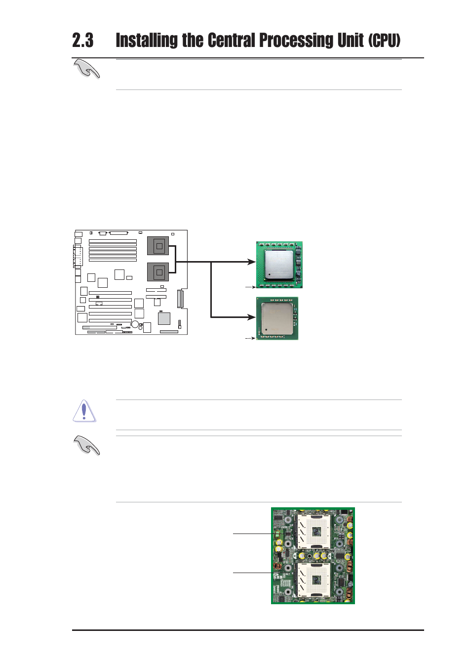 3 installing the central processing unit, Cpu), 1 overview | Asus AP1700 User Manual | Page 23 / 58