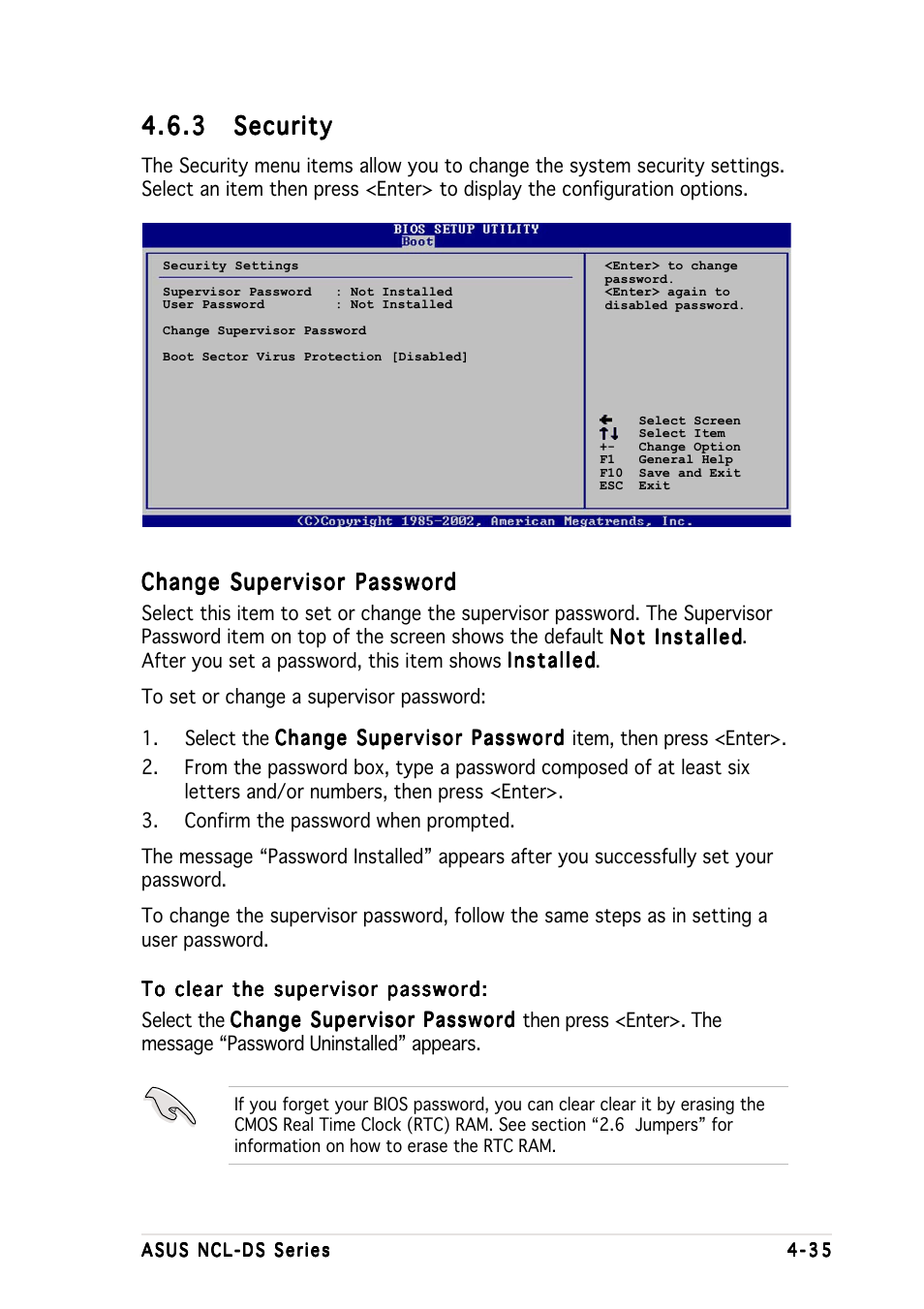 3 security security security security security | Asus Motherboard NCL-DS User Manual | Page 97 / 108