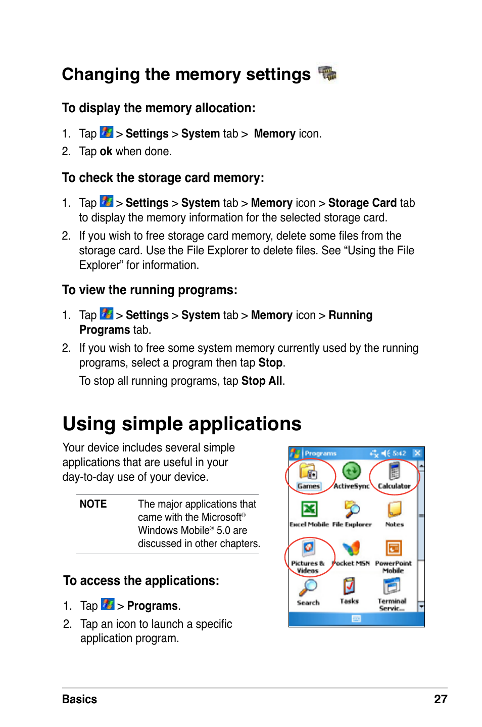 Using simple applications | Asus A686 User Manual | Page 33 / 109