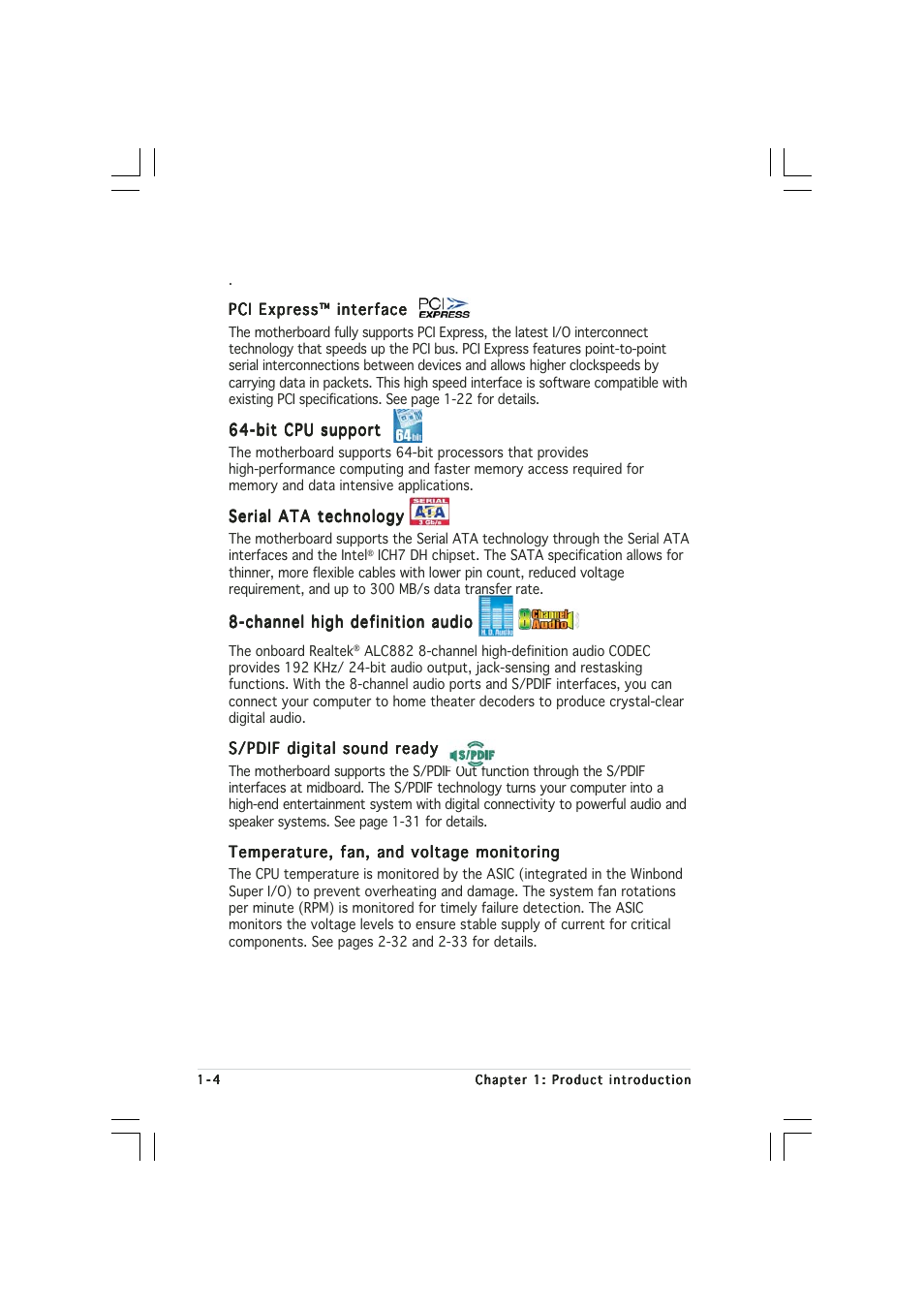 Asus Motherboard P5LD2-VM DH User Manual | Page 16 / 98