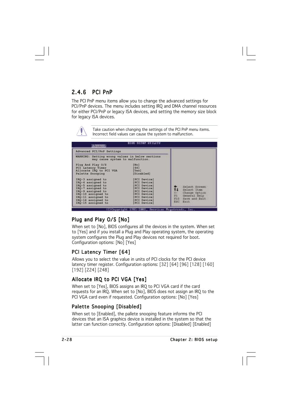 6 pci pnp pci pnp pci pnp pci pnp pci pnp | Asus Motherboard P5LD2-VM DH User Manual | Page 76 / 98