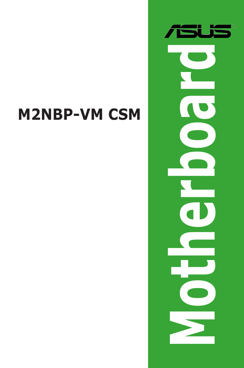 Asus M2NBP-VM CSM User Manual | 96 pages