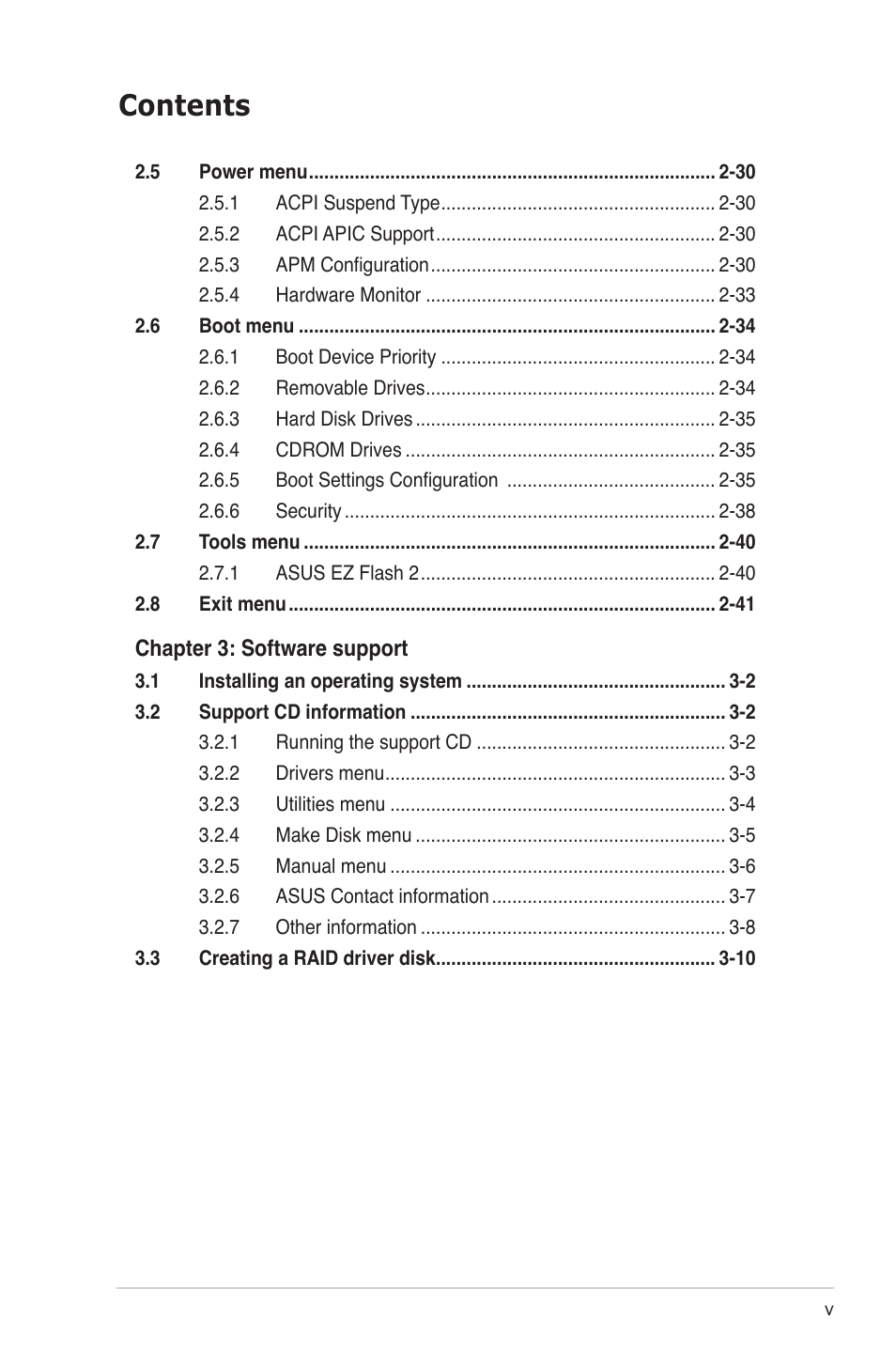 Asus M2NBP-VM CSM User Manual | Page 5 / 96