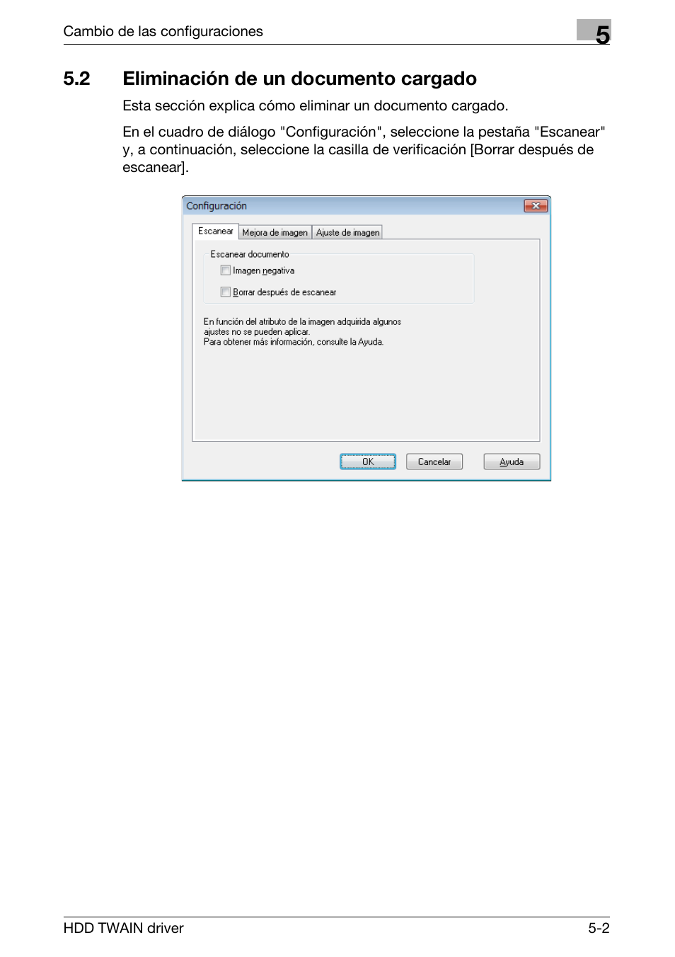 2 eliminación de un documento cargado, Eliminación de un documento cargado -2 | Konica Minolta bizhub PRO 1200 User Manual | Page 22 / 43