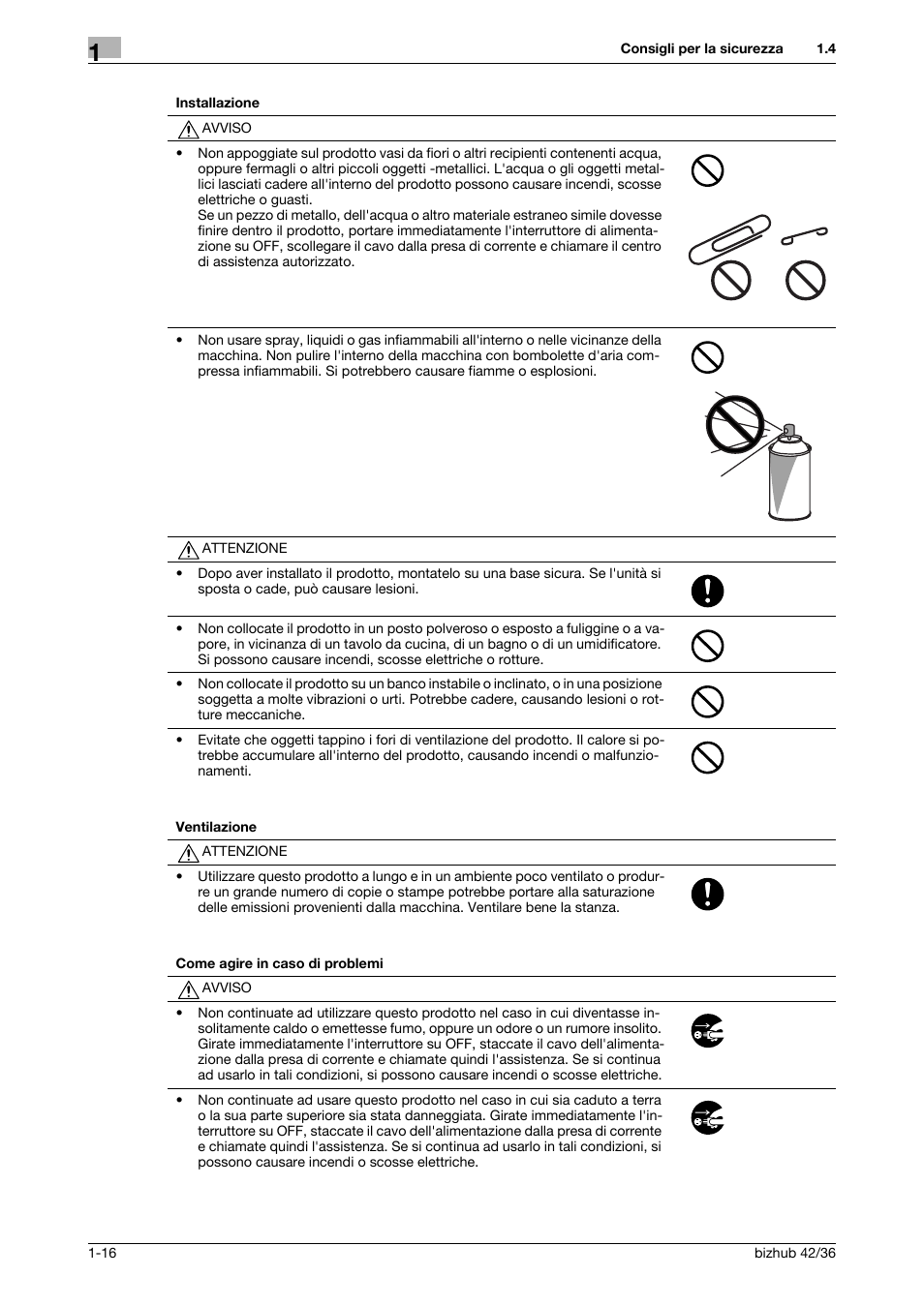 Konica Minolta bizhub 36 User Manual | Page 22 / 186