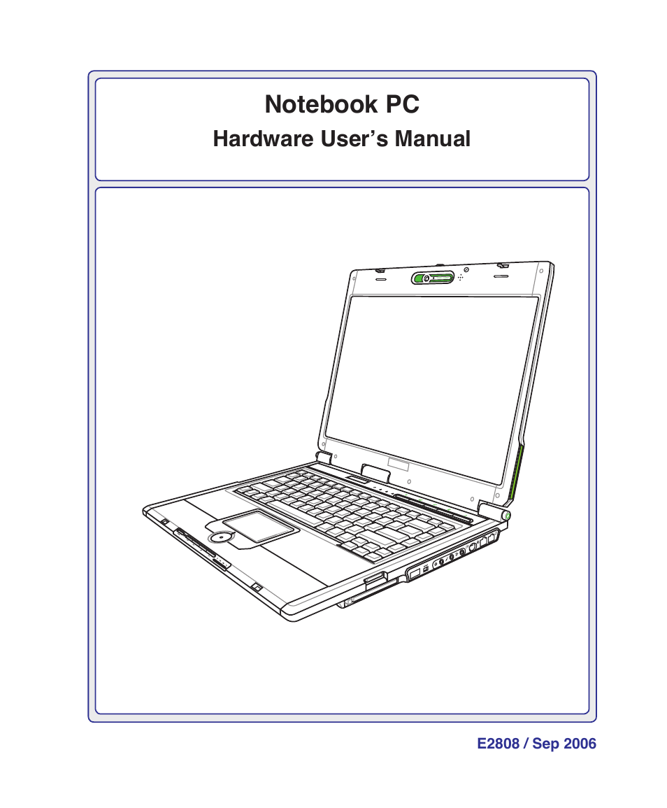 Asus E2808 User Manual | 71 pages