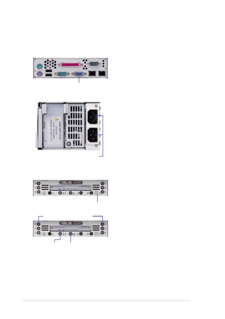 Getting star ted, Connect a monitor, Check power led | Turn the power on, Connect power cords | Asus AP2400R User Manual | Page 20 / 40