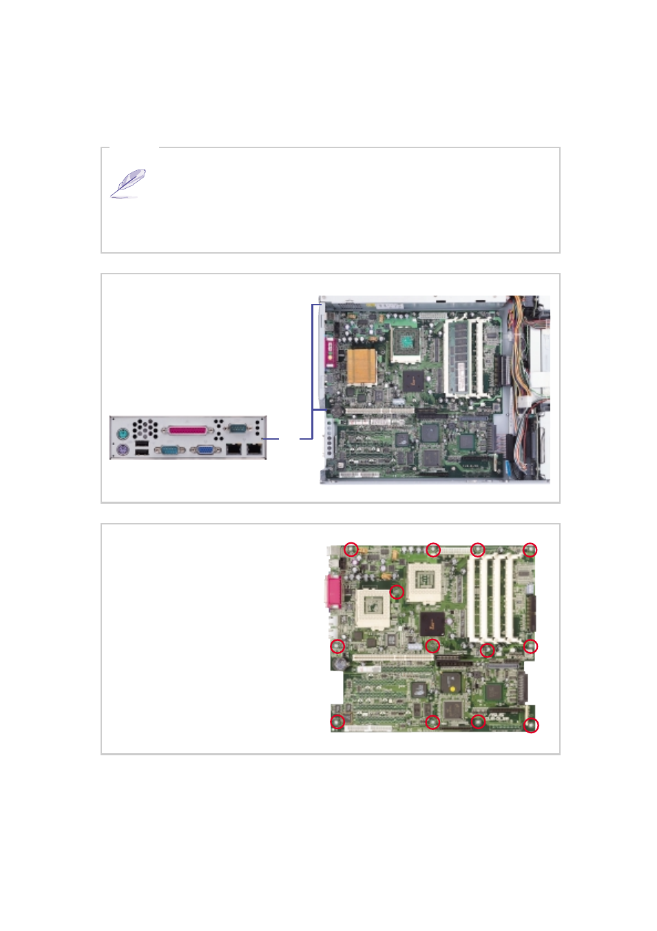 Motherboard placement | Asus AP2400R User Manual | Page 25 / 40