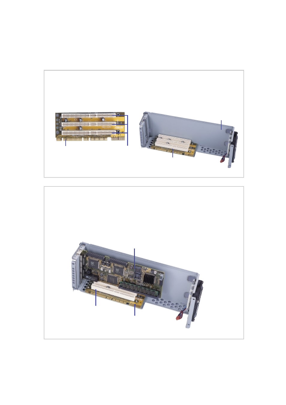 Riser card / expansion card | Asus AP2400R User Manual | Page 31 / 40