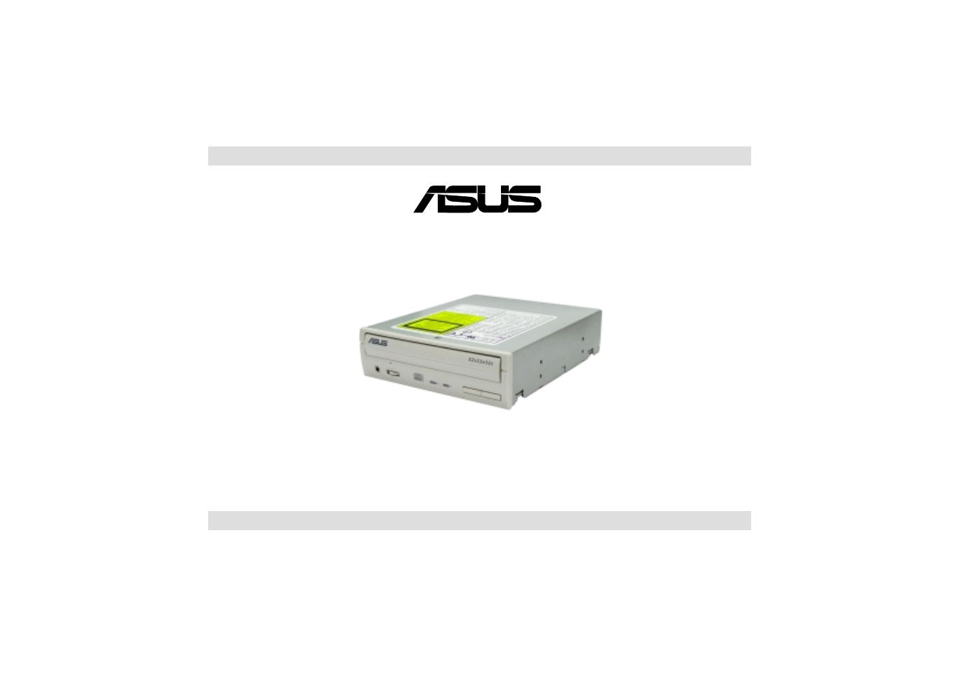 Asus CRW-5232AS User Manual | 40 pages