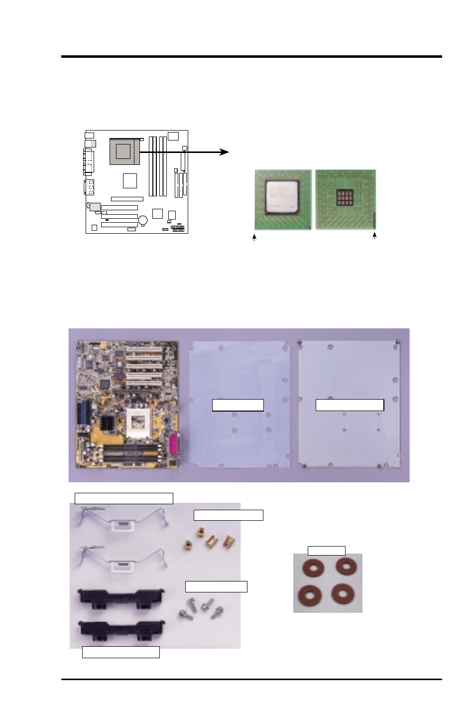 Hardware setup, 3 central processing unit (cpu), Asus p4t-m quick setup manual 7 | Asus P4T-M User Manual | Page 7 / 19