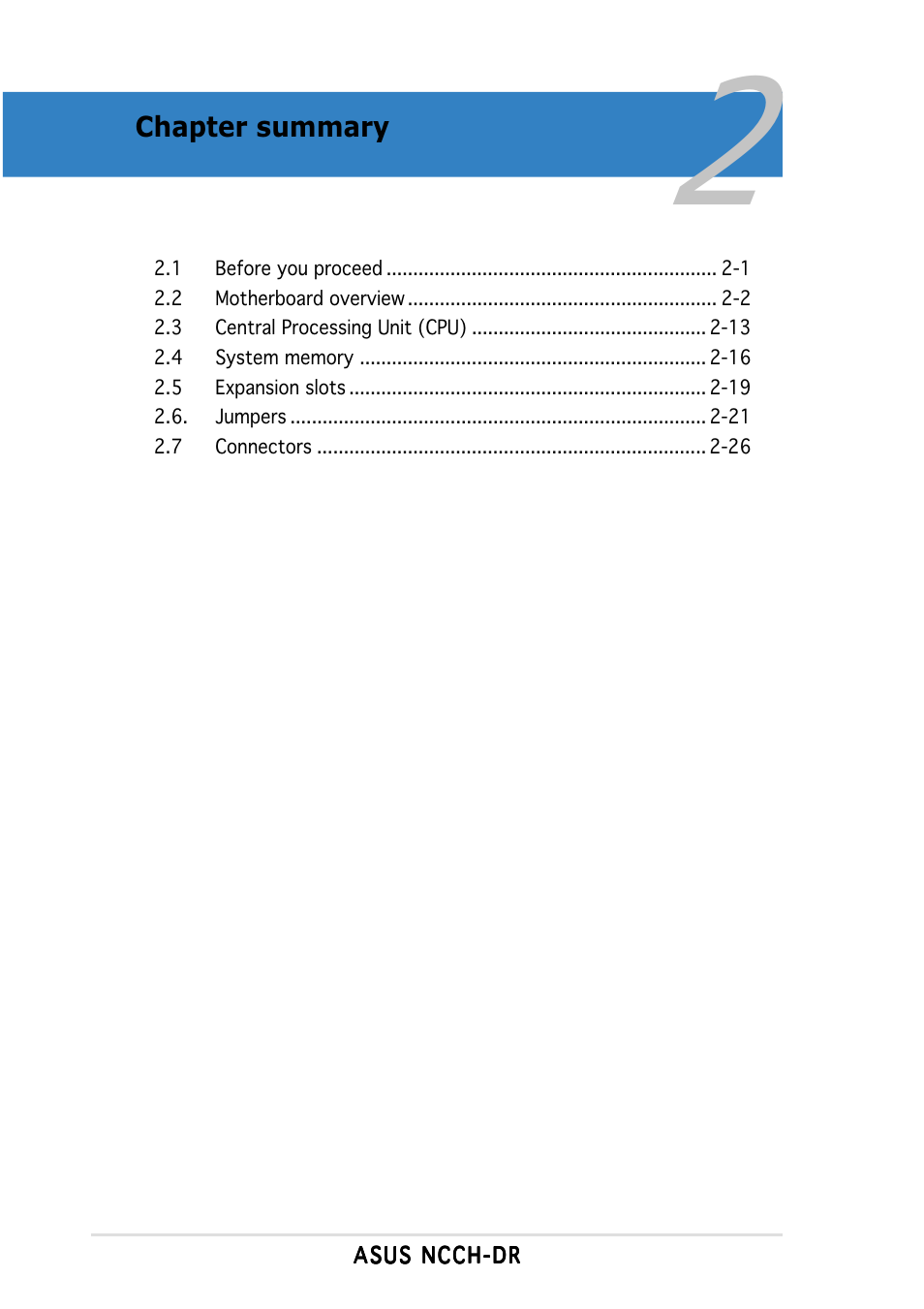 Asus NCCH-DR User Manual | Page 20 / 110