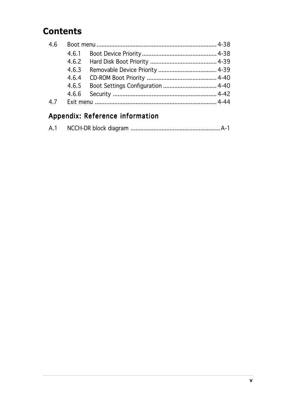 Asus NCCH-DR User Manual | Page 5 / 110