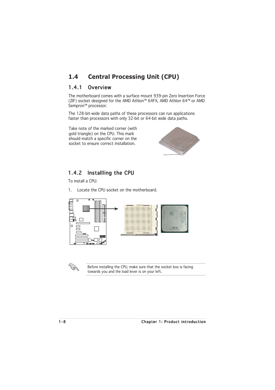 4 central processing unit (cpu) | Asus A8N-E User Manual | Page 20 / 76