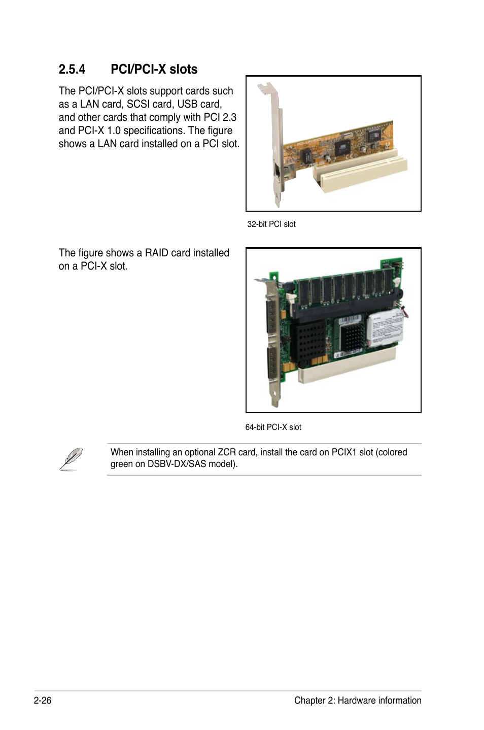 4 pci/pci-x slots | Asus DSBV-DX/C User Manual | Page 48 / 206