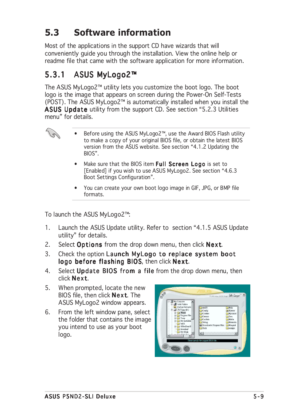 3 software information | Asus DELUXE P5LD2 User Manual | Page 119 / 156