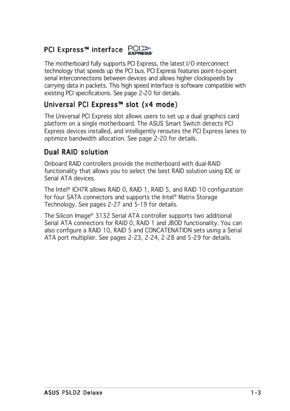 Asus DELUXE P5LD2 User Manual | Page 17 / 156