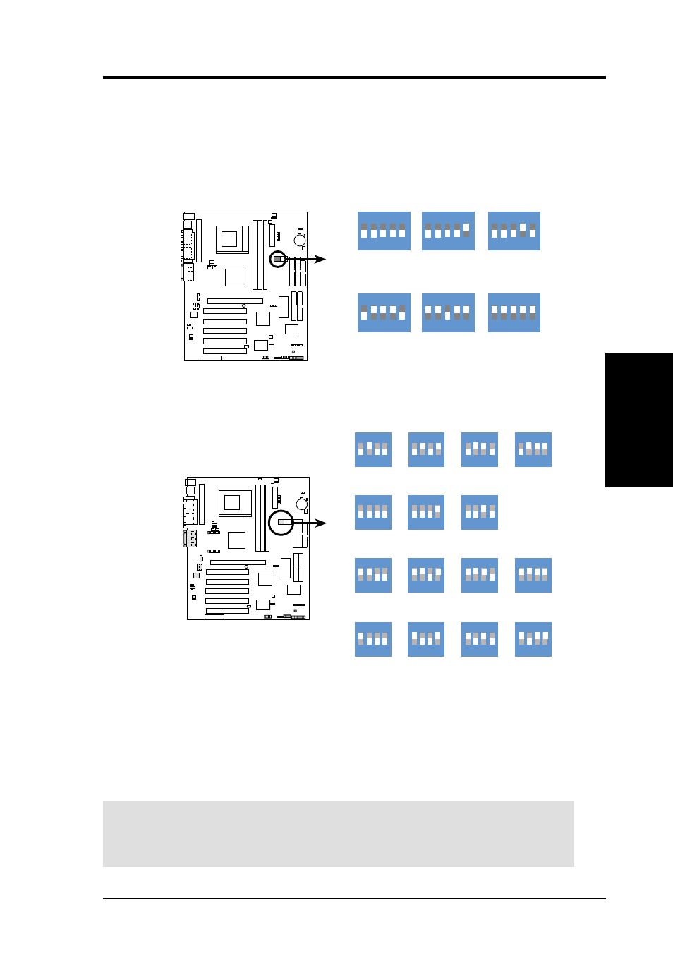 Hardware setup, Asus a7v user’s manual 21, A7v cpu external frequency selection dsw | A7v cpu external frequency selection | Asus A7V User Manual | Page 21 / 100