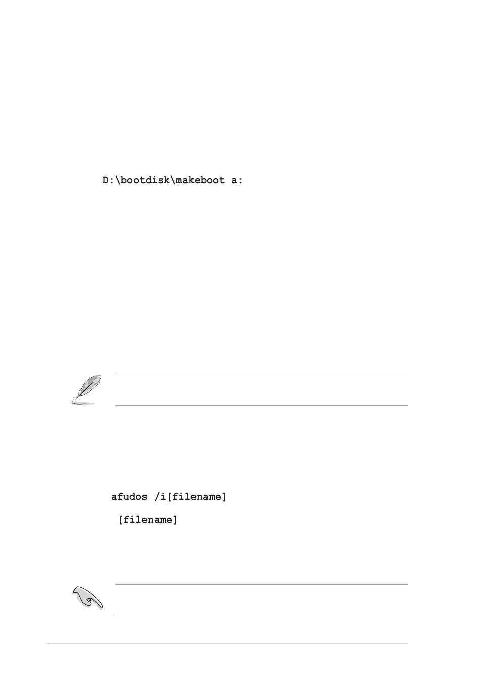 2 using afudos to update the bios | Asus MOTHERBOARD K8N-E User Manual | Page 66 / 128