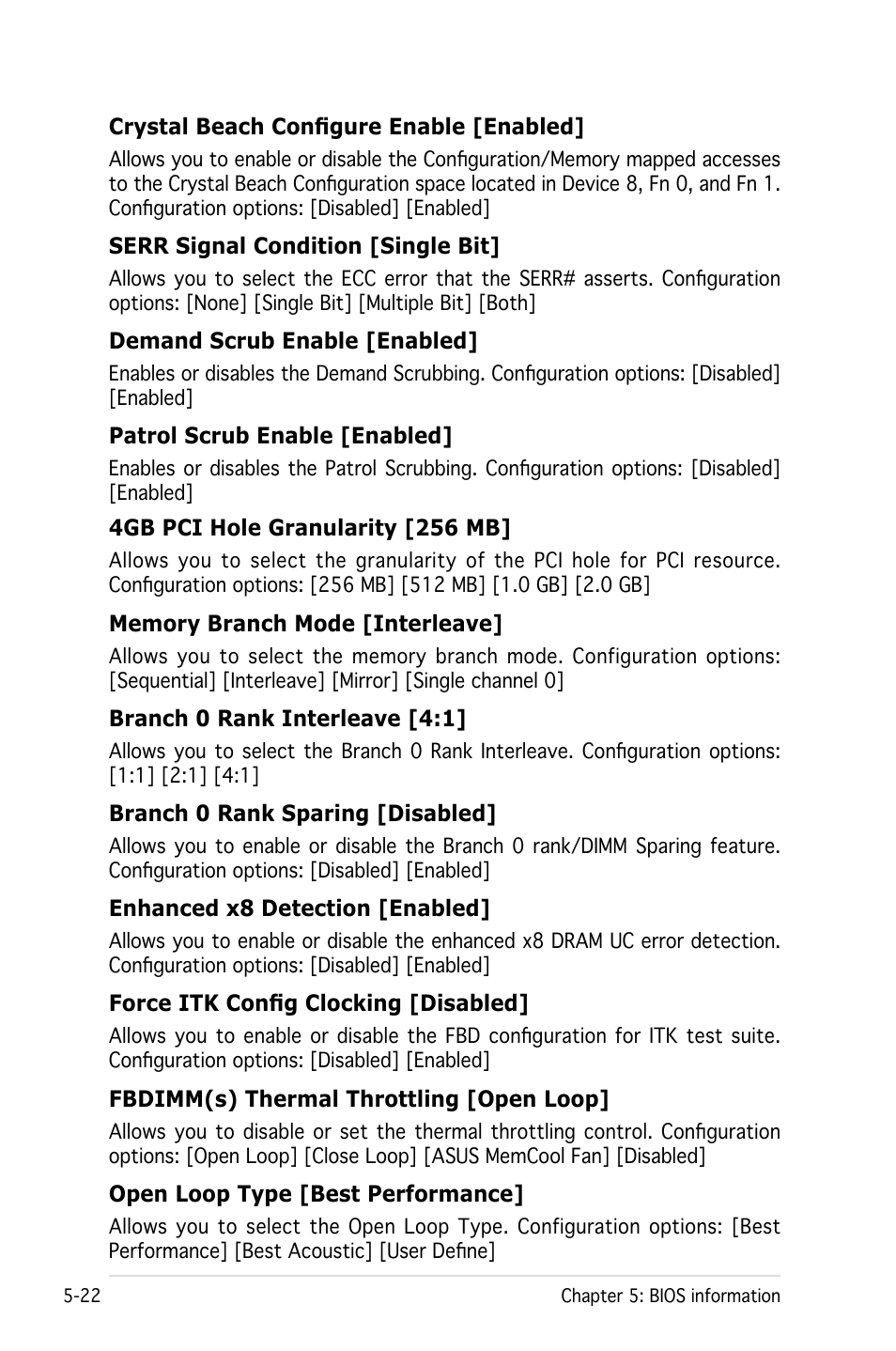 Asus Pedestal/5U Rackmount Server TS500-E4 Server User Manual | Page 116 / 202