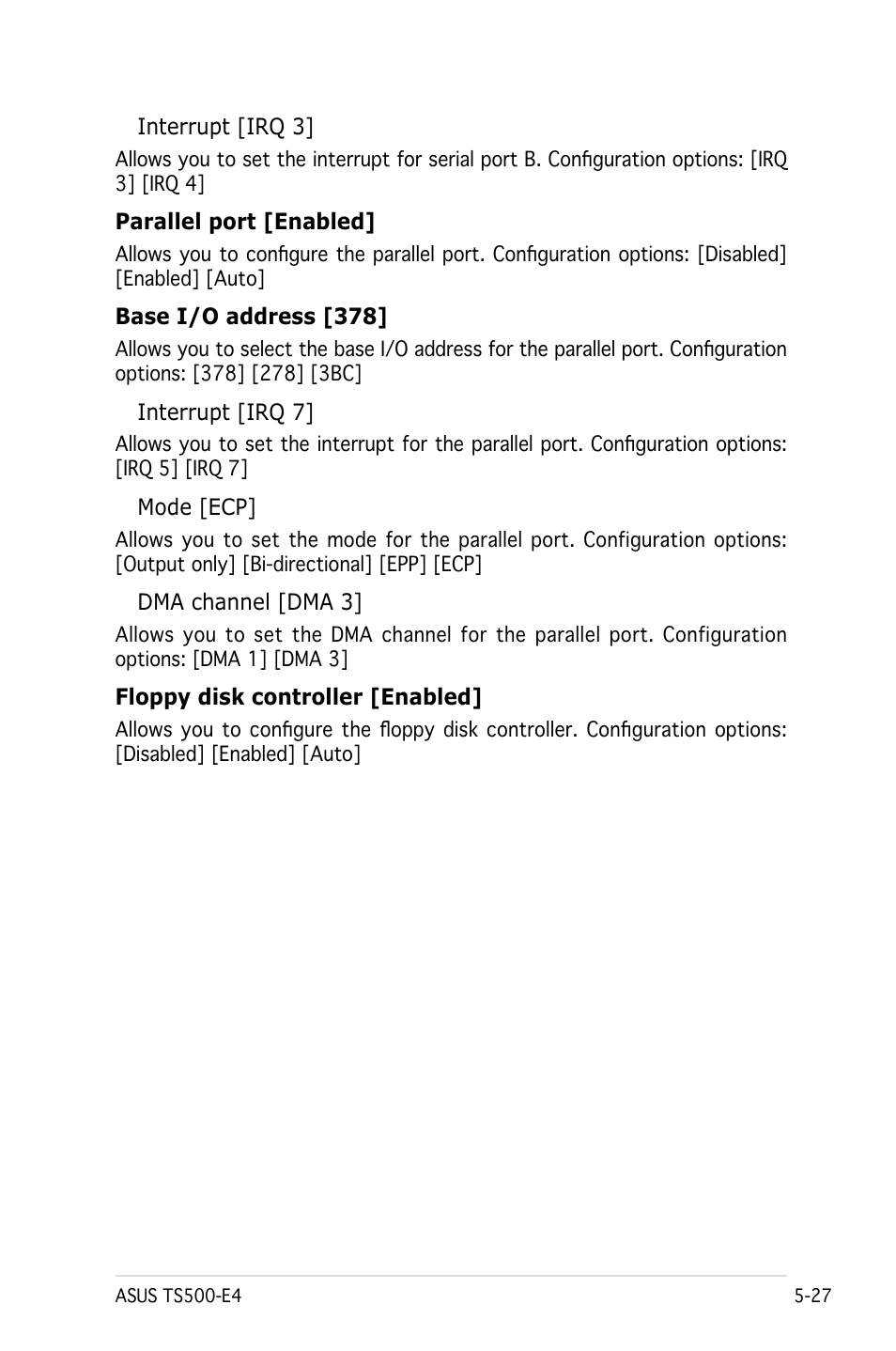 Asus Pedestal/5U Rackmount Server TS500-E4 Server User Manual | Page 121 / 202