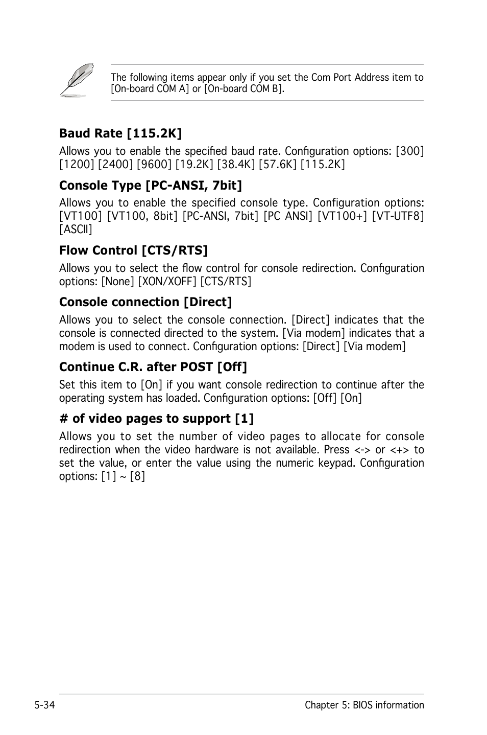 Asus Pedestal/5U Rackmount Server TS500-E4 Server User Manual | Page 128 / 202