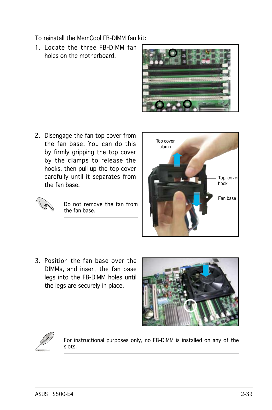 Asus Pedestal/5U Rackmount Server TS500-E4 Server User Manual | Page 61 / 202