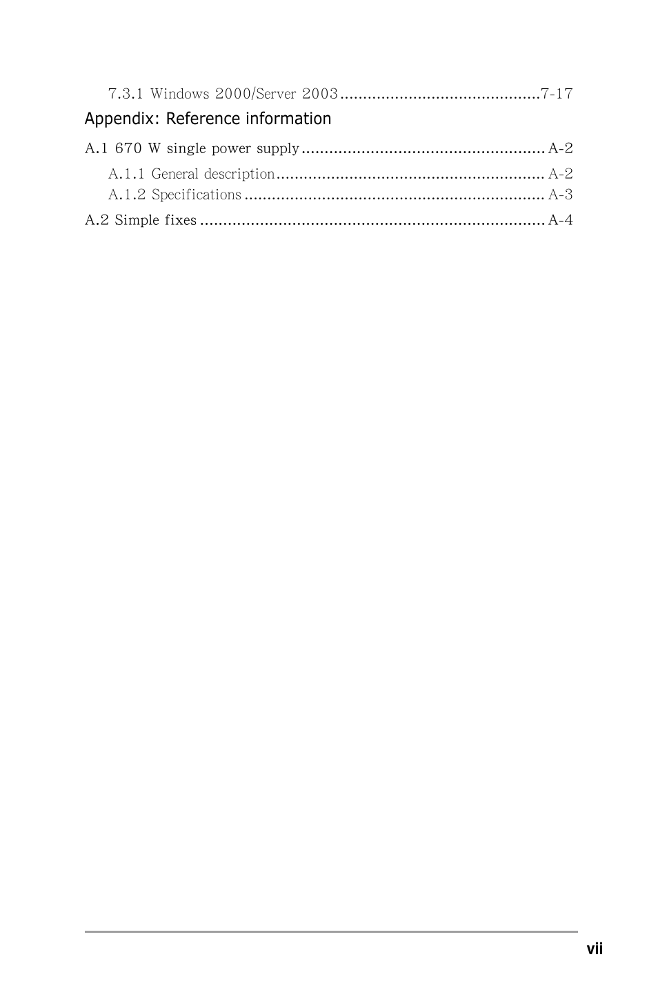 Asus Pedestal/5U Rackmount Server TS500-E4 Server User Manual | Page 7 / 202