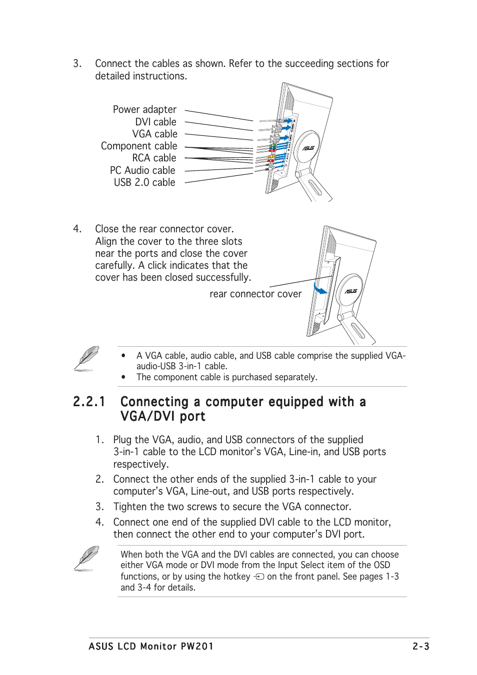 Asus PW201 User Manual | Page 19 / 44