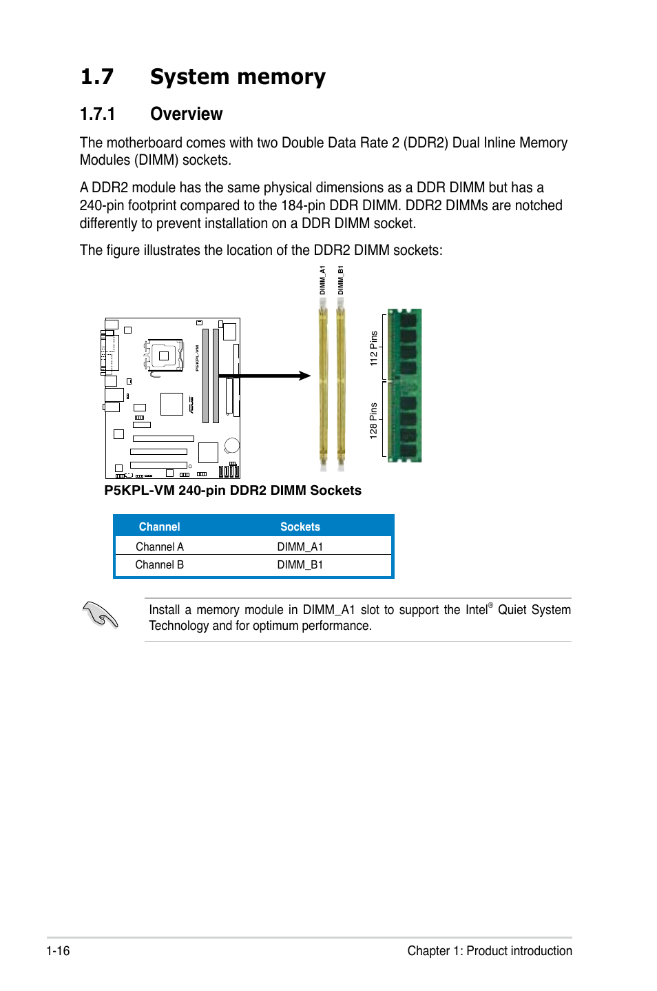 1 overview | Asus P5KPL-VM User Manual | Page 28 / 94