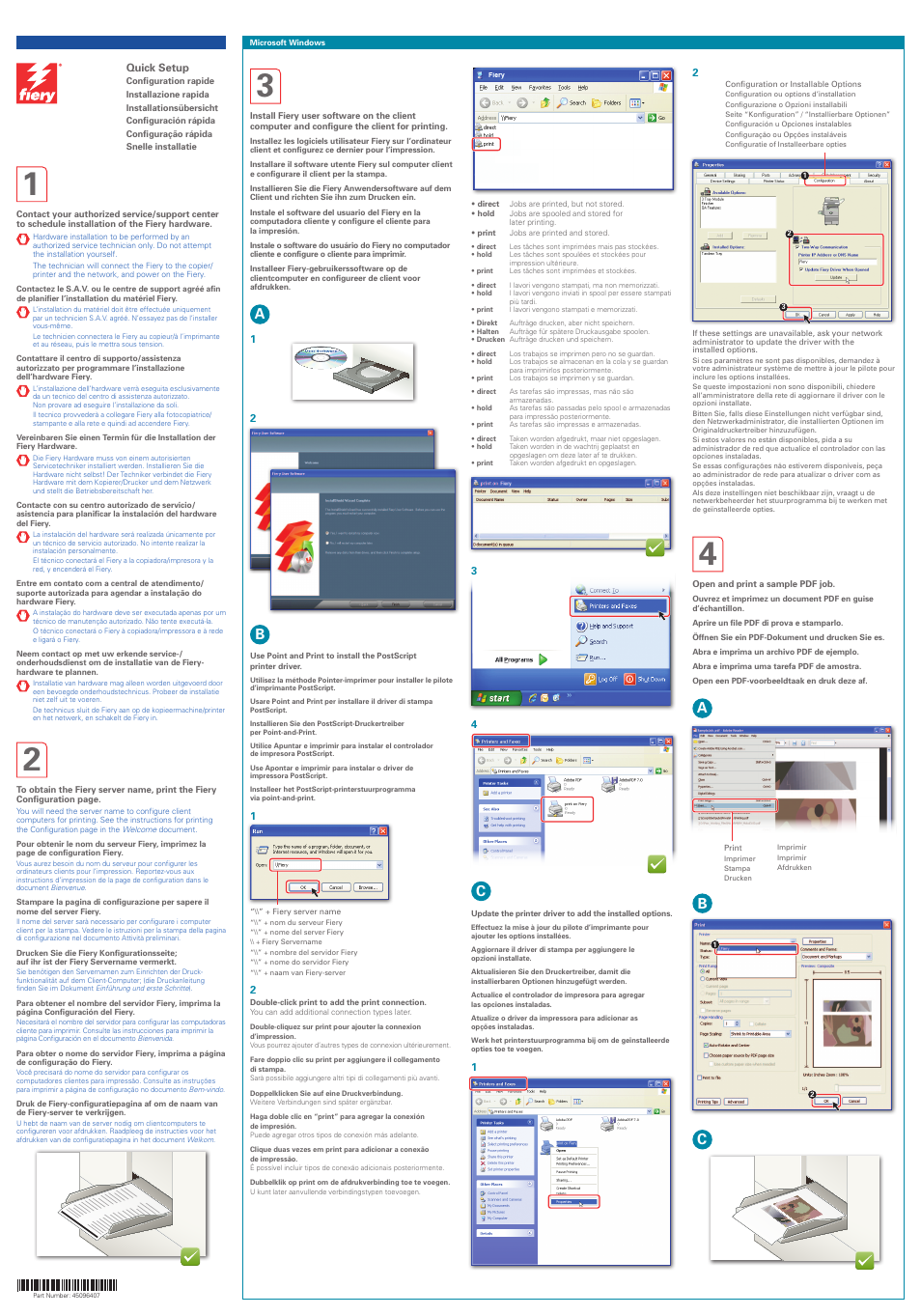 EFI Fiery User Manual | 2 pages