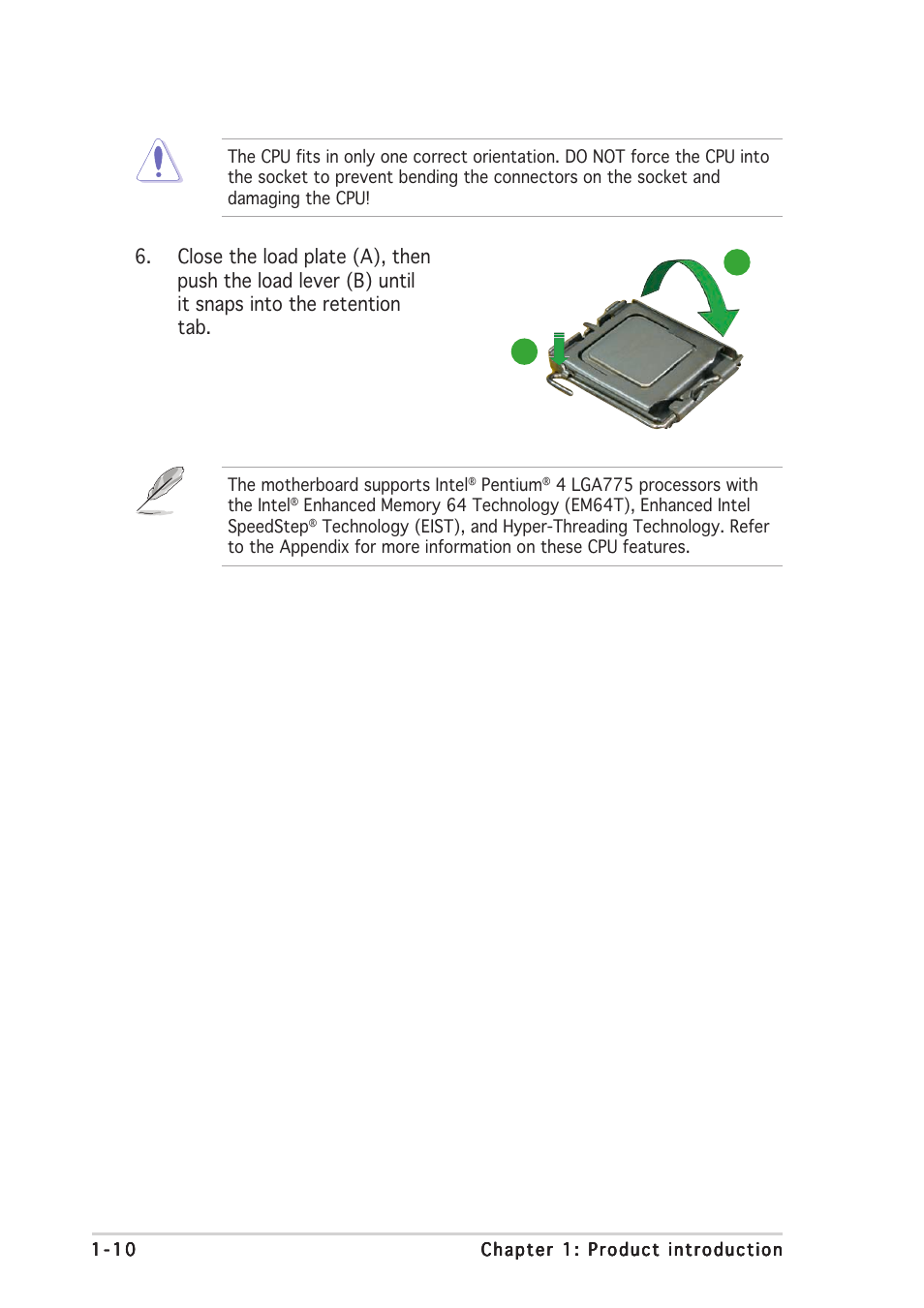 Asus P5GD1-VM User Manual | Page 20 / 92